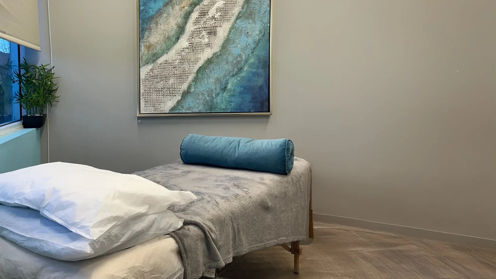 Treatment room at the BioReset Medical clinic in Campbell, California