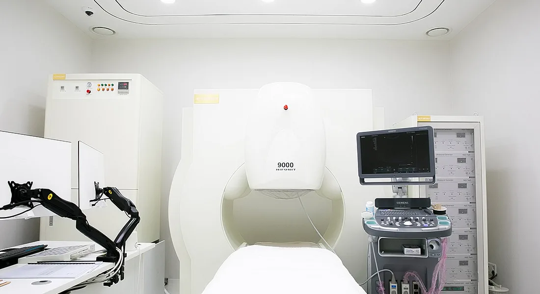 Treatment room at SH Clinic in Seoul